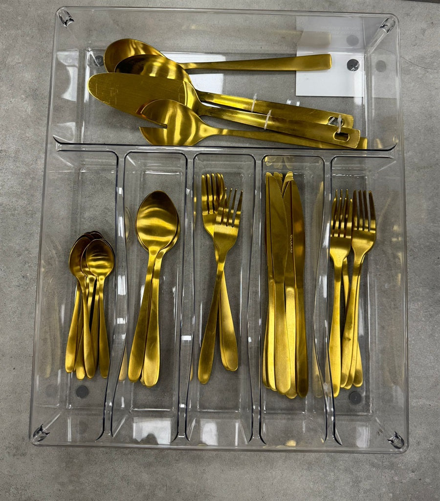 סכומון אקרילי מגירה - פרימיום מחולק 8X33X41 ס"מ