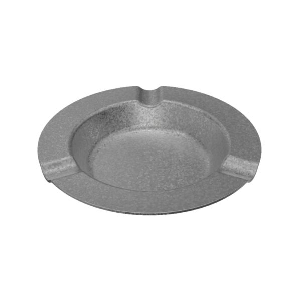 מאפרה נירוסטה עגולה רטרו 12 ס"מ מתכת Alfa Steel