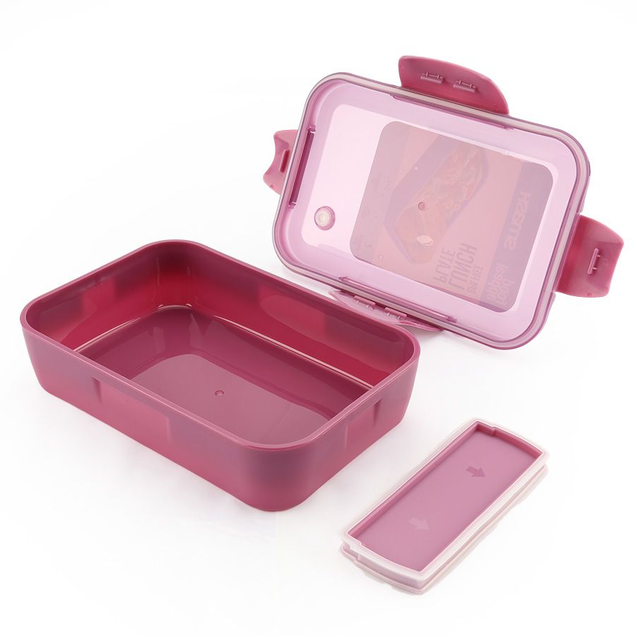 אחסונית ארוחה מלבנית 1 ל' ורוד Smash by Food Appeal / Adult / Microwave