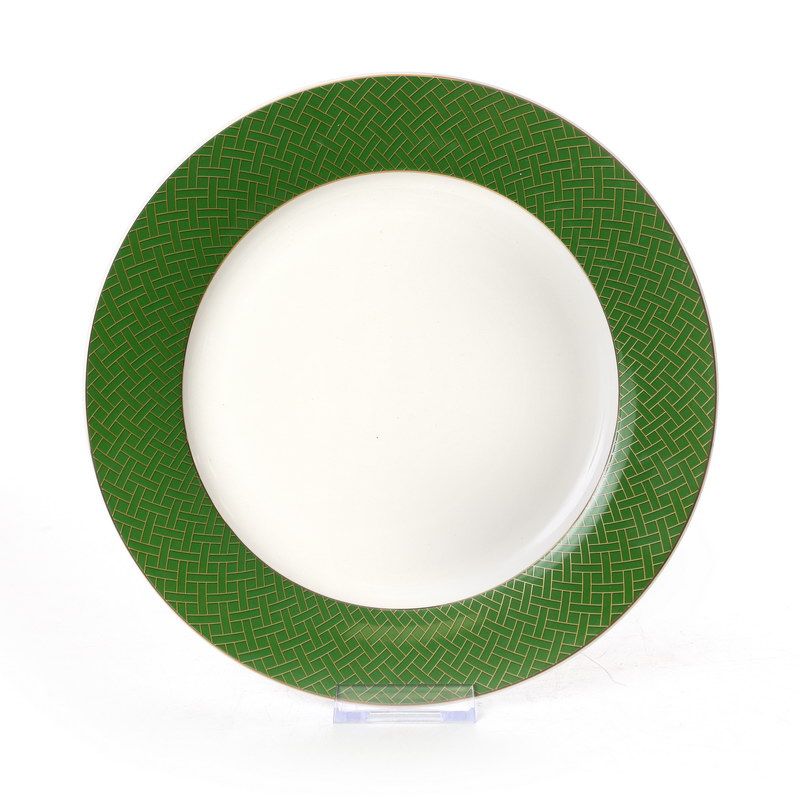 סט צלחות 18 חלקים – דגם לימון זהב New Bone China
