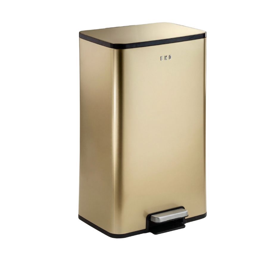EKO IDOL פח 50 ליטר בגוון זהב שמפניה מבית EKO עם פח פנימי