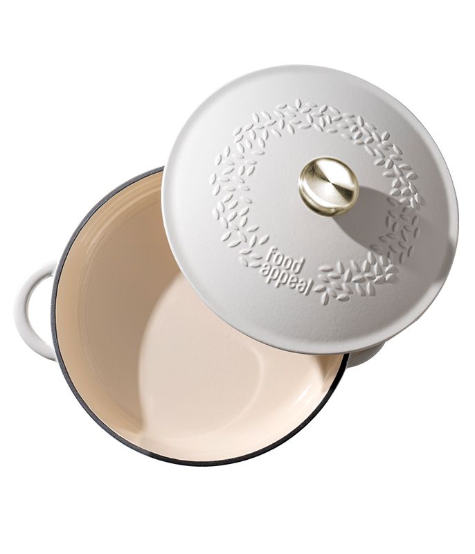 סיר יציקת ברזל 6.3 ליטר HERITAGE קרם