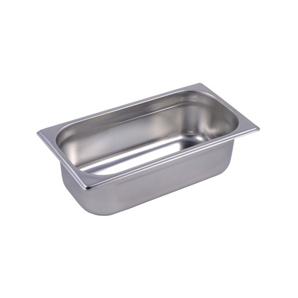 גסטרונום 1/3/100 נירוסטה 32.5/17.6 ס"מ, עומק 10 ס"מ 4 ליטר