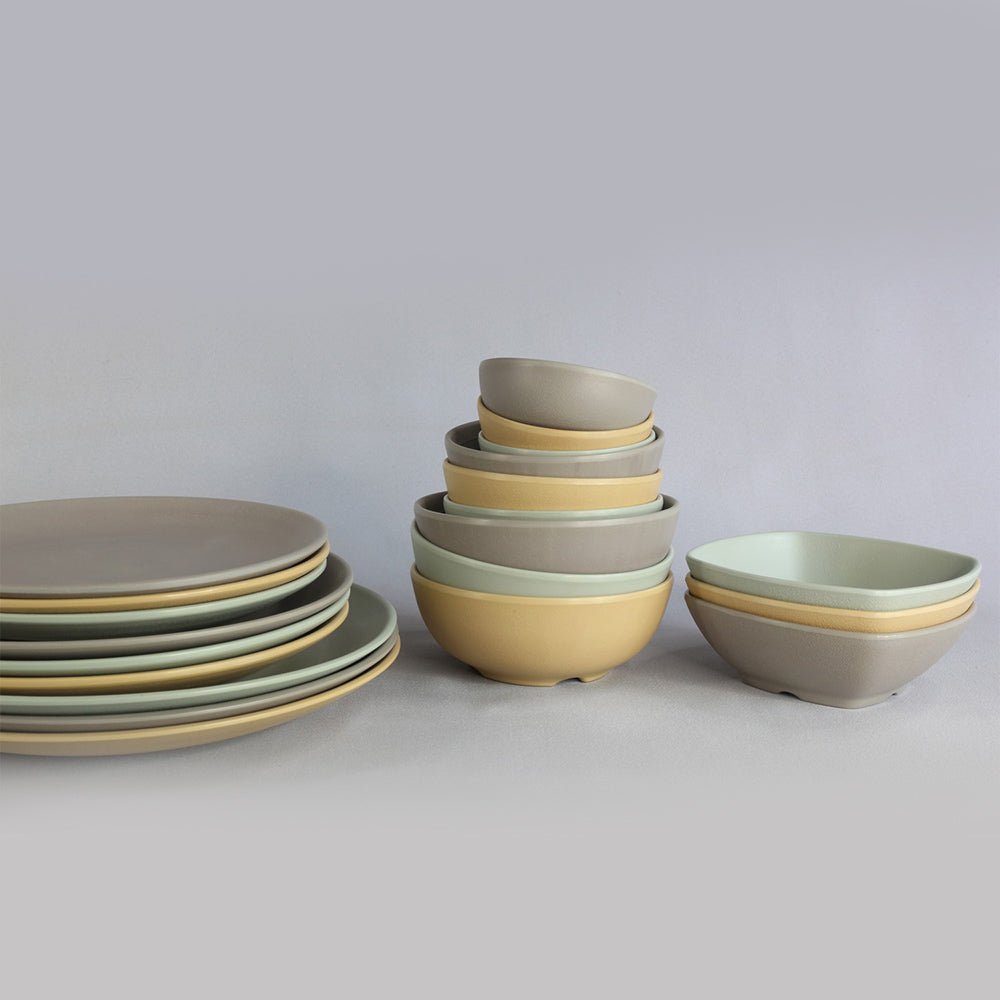 קערית זן סהרה 12.7 ס”מ מלמין זהבהב