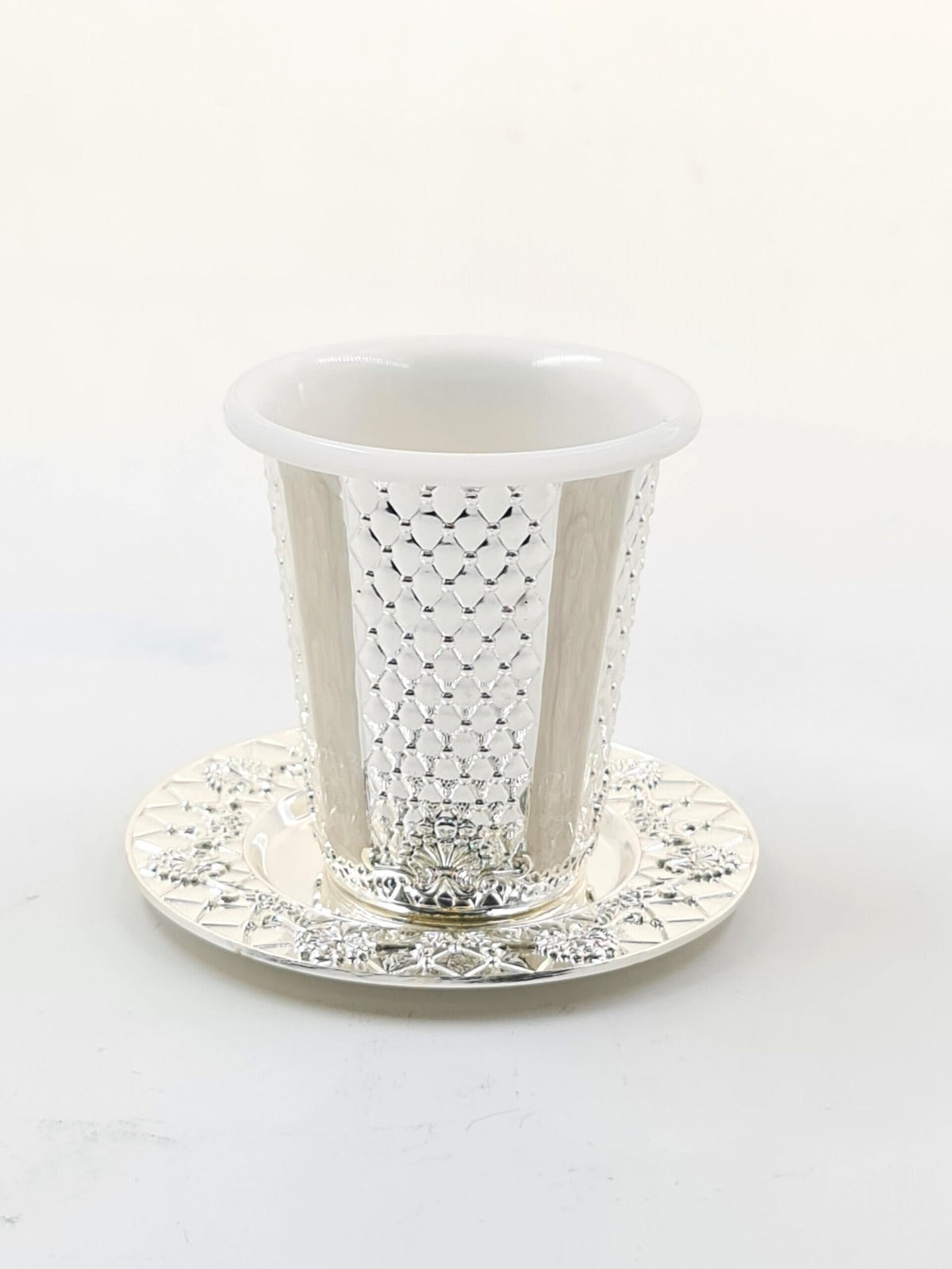 כוס קידוש - חזון אמייל פס קרם 31376