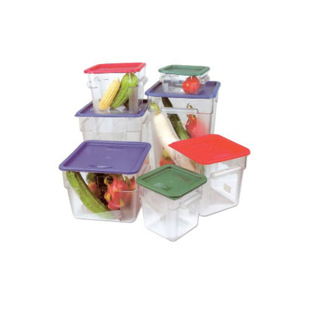 מיכל אחסון מרובע פוליקרבונט 22 ליטר 29/29/40 ס"מ