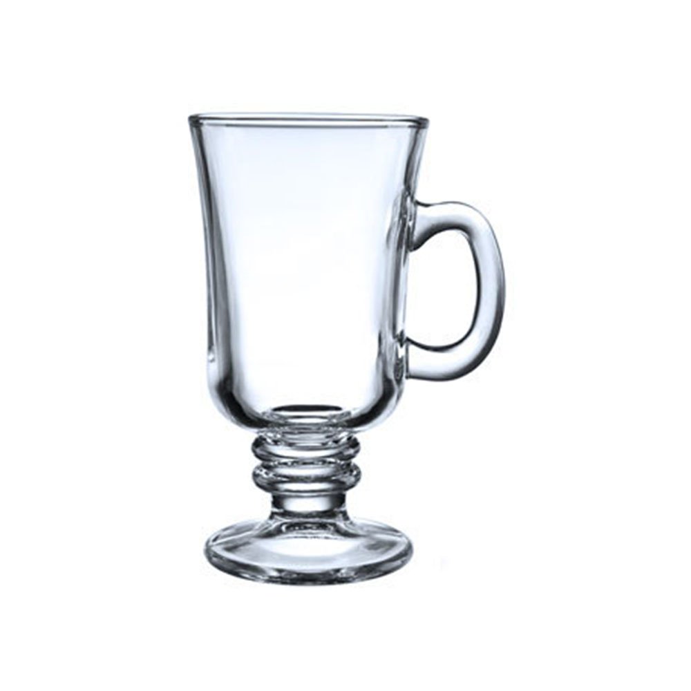 זוג ספל מאג זכוכית על רגל אפרופו 230 מ"ל - (2 יח') Blinkmax