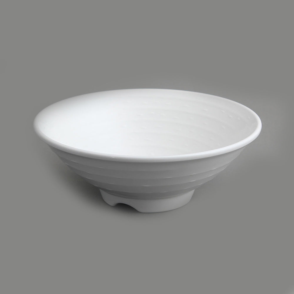 קערת אטריות דמוי אבן זן 22.6X8 ס”מ מלמין לבן