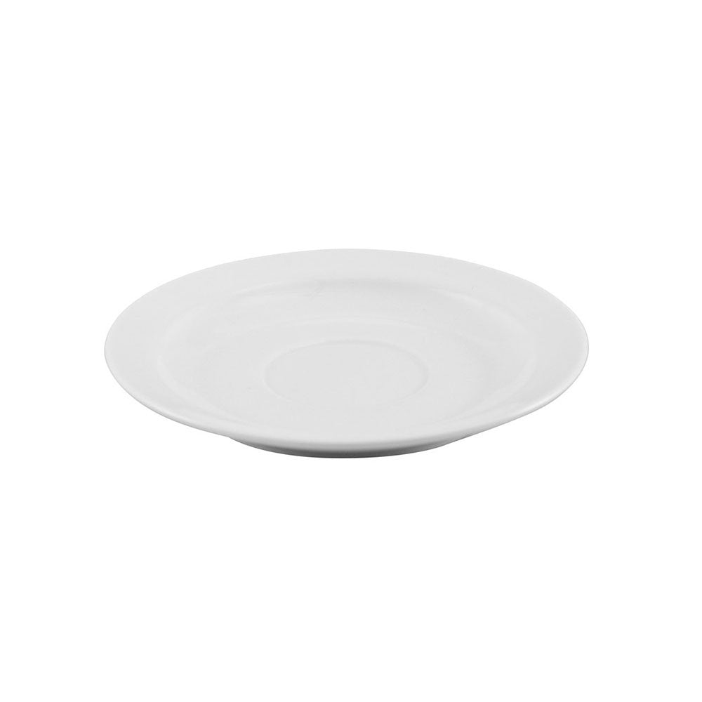 תחתית לספל קפה פורצלן לבן