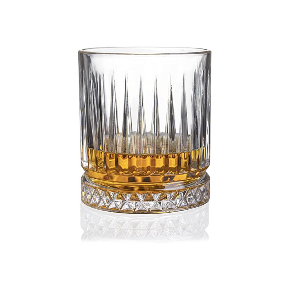 סט 12 כוס ויסקי רטרו פסים 350 מ"ל דגם ELYSIA