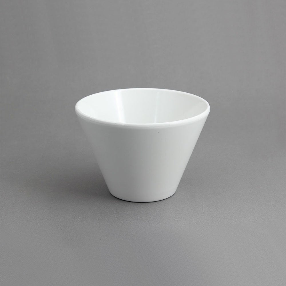 בול קערה קוני לסלט 16 ס”מ מלמין לבן