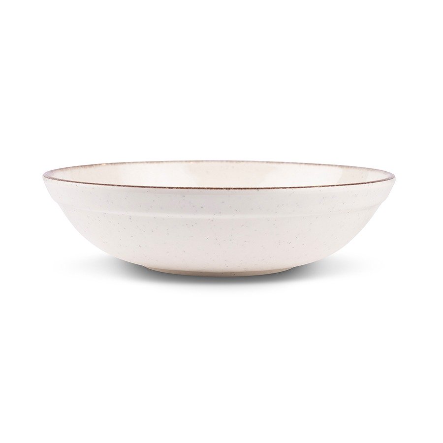 קערית מלמין 20.3 ס"מ קרם