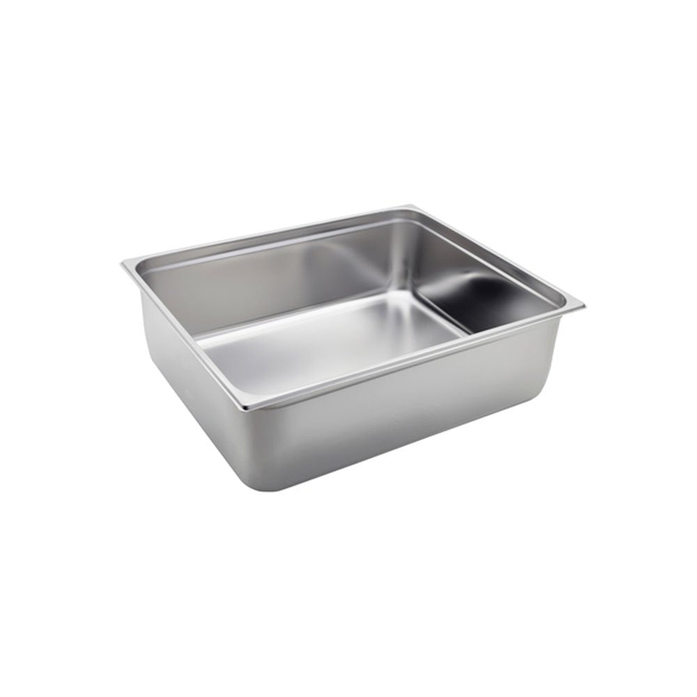 גסטרונום 2/1/200 נירוסטה 65/53 ס"מ, עומק 20 ס"מ עובי 0.8 מ"מ 61 ליטר