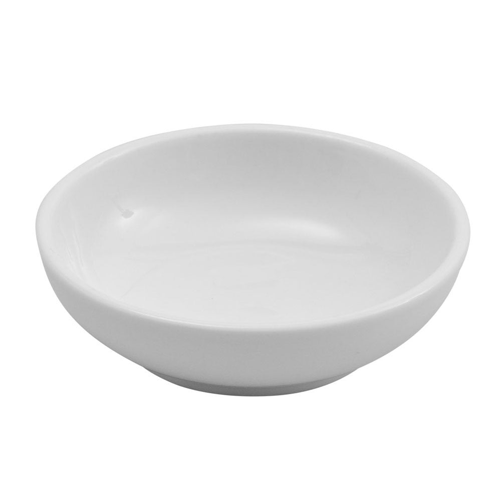 תחתית עמוקה קוקוט פורצלן לבן 8 ס”מ