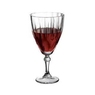 סט 6 כוס יין - 245 מ"ל דגם DIAMOND