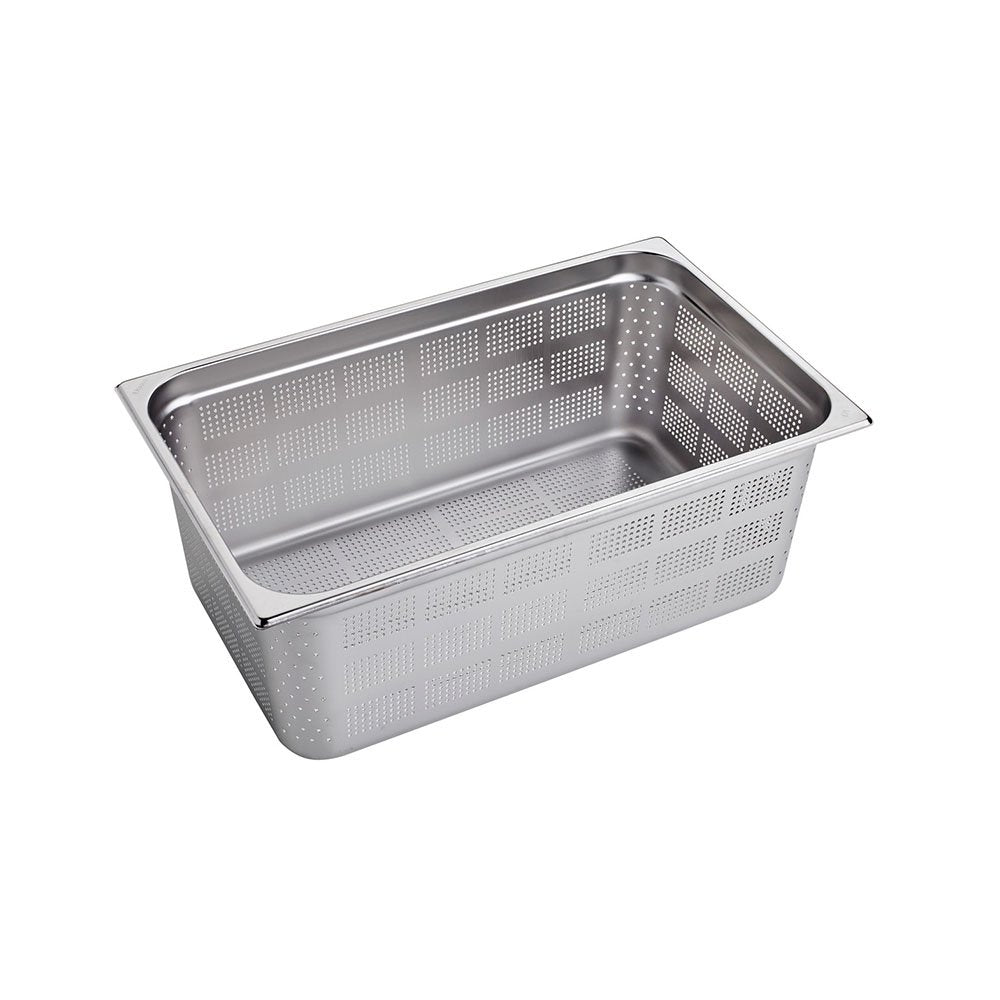 גסטרונום מחורר 1/1/200 נירוסטה 53/32.5 ס"מ, עומק 20 ס"מ 30 ליטר