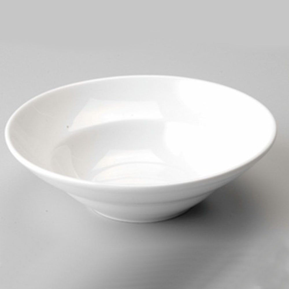 צלחת סלט פסטה עמוקה פורצלן לבן 24 ס"מ Jaguar