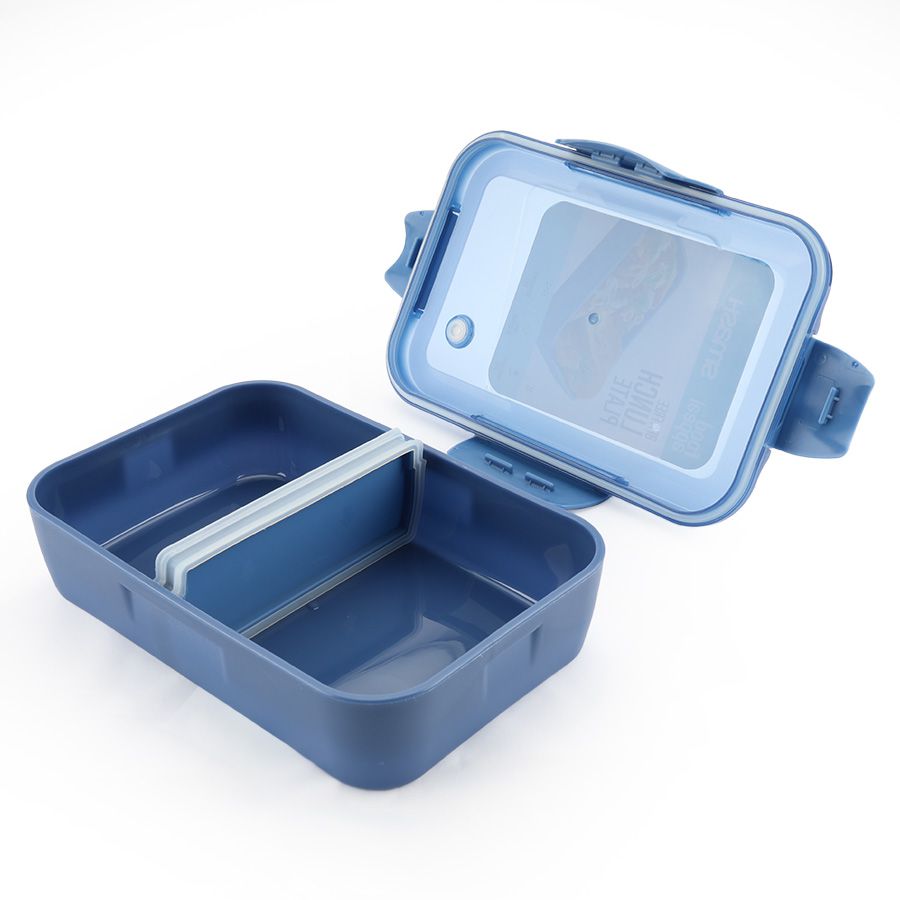 אחסונית ארוחה מלבנית 1 ל' כחול Smash by Food Appeal / Adult / Microwave