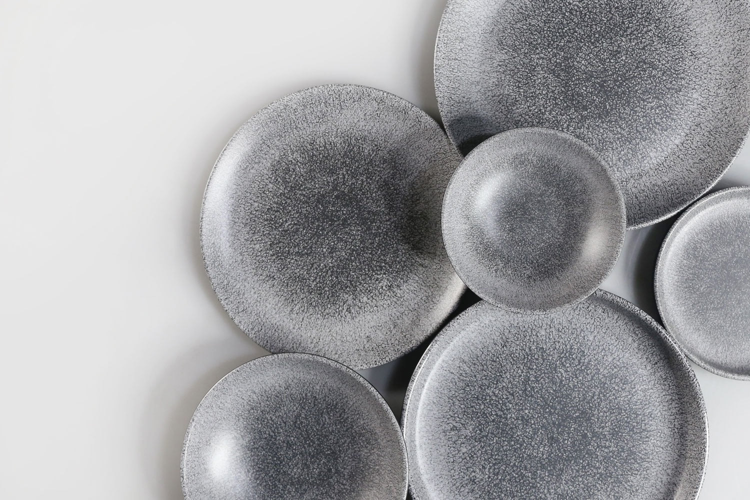 קערית גובי 14 ס”מ מלמין אפור/שחור