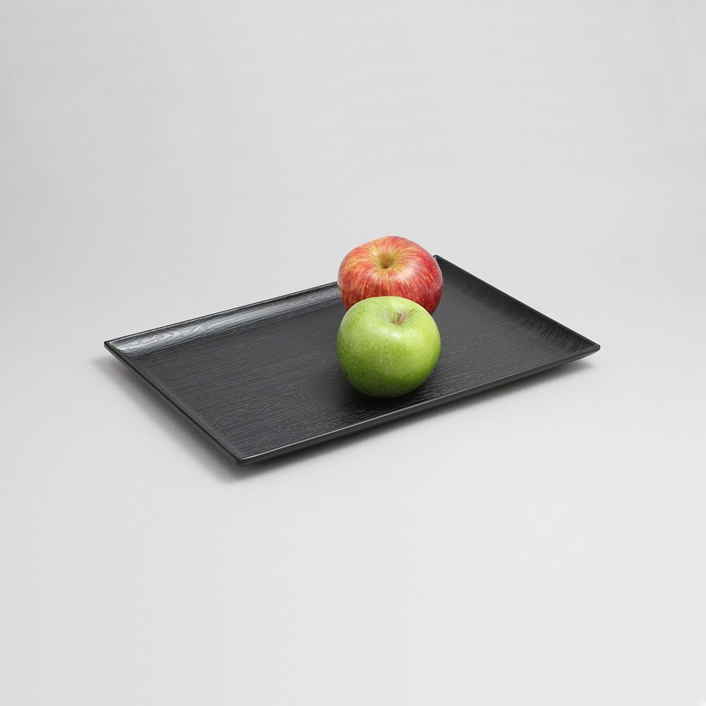 מגש דמוי עץ שחור 30X20 מלמין