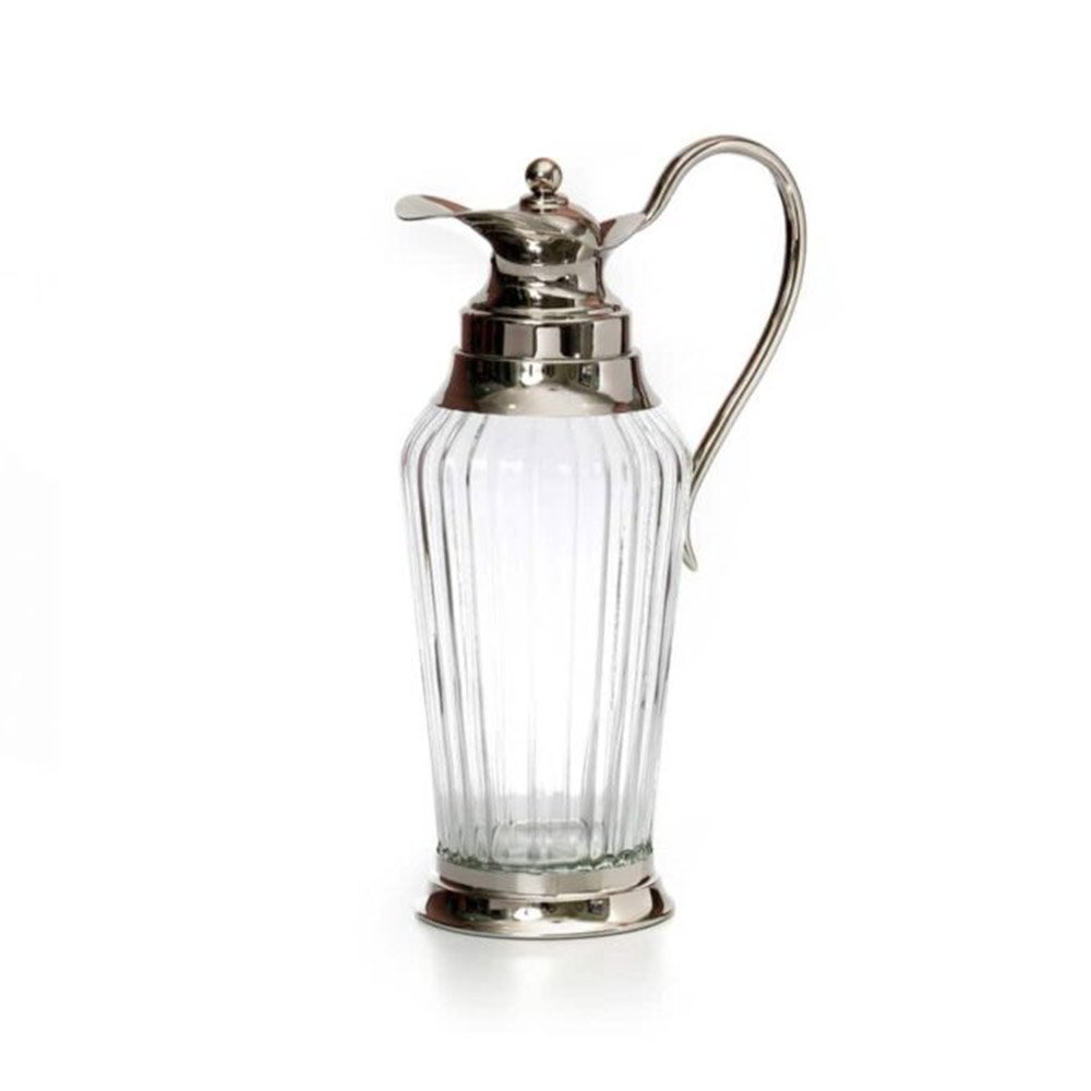 קנקן למים - זכוכית ניקל 33 ס"מ 1.4 ליטר