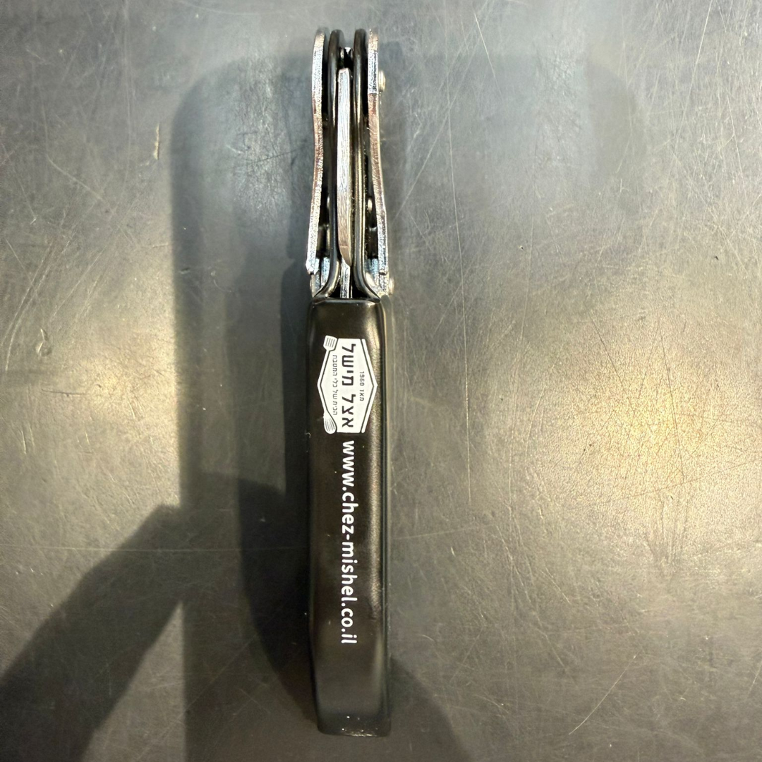 פותחן יין מלצרים מקצועי חולץ פקקים נירוסטה ציפוי סיליקון