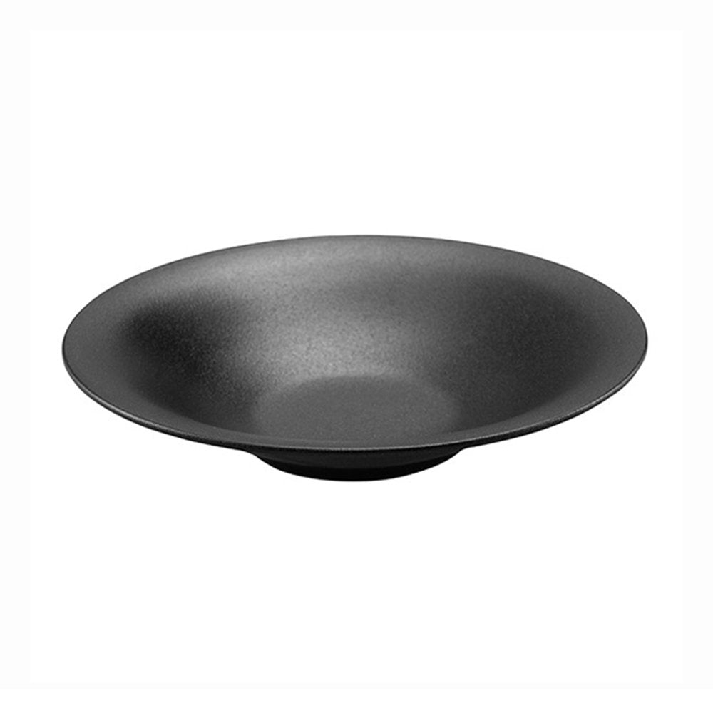 צלחת פסטה פורצלן שחור מט 28 ס”מ