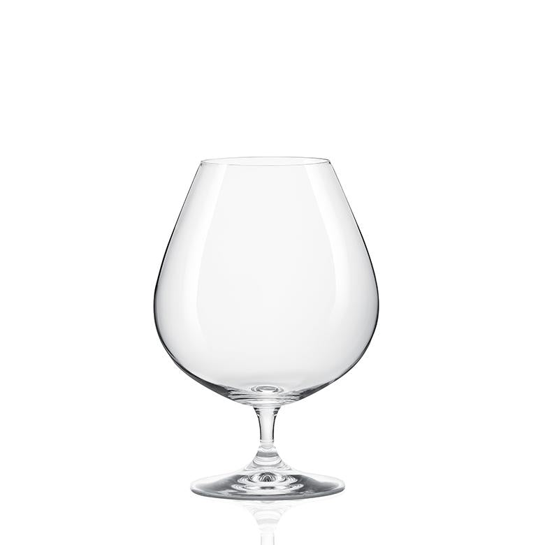 סט 2 כוסות קוניאק - קריסטל בוהמיה 875 מ''ל GENTELMAN