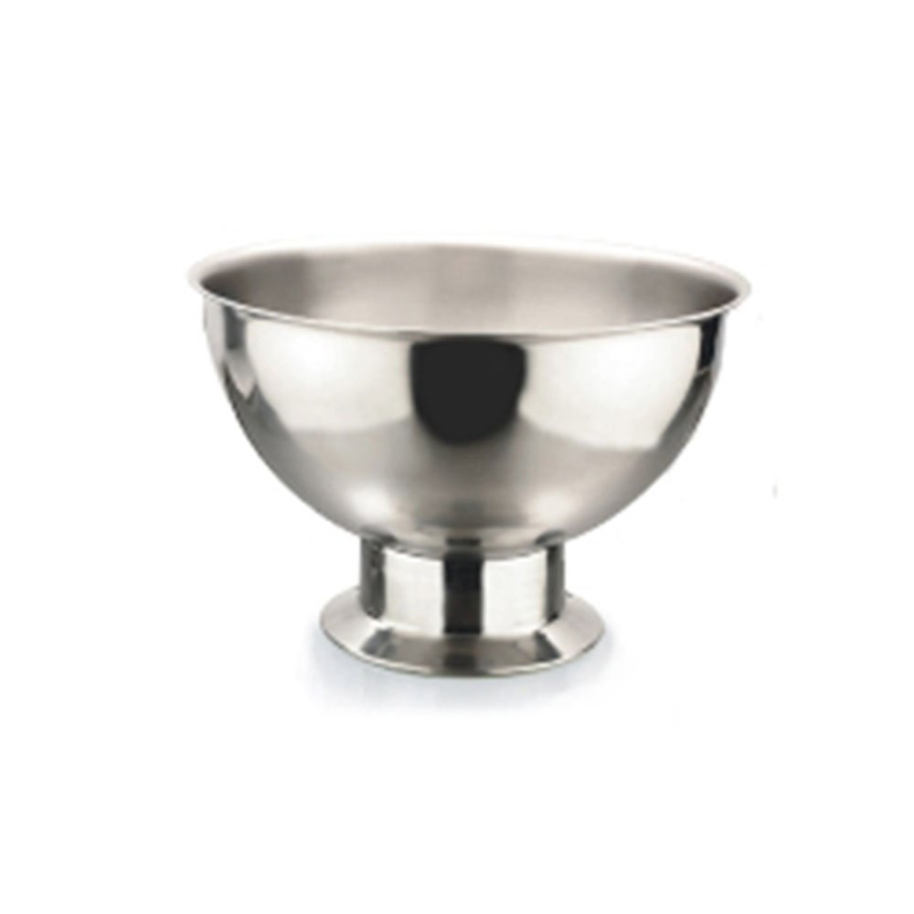 קערה פונץ נירוסטה שמפניירה 38 ס"מ ללא ידיות