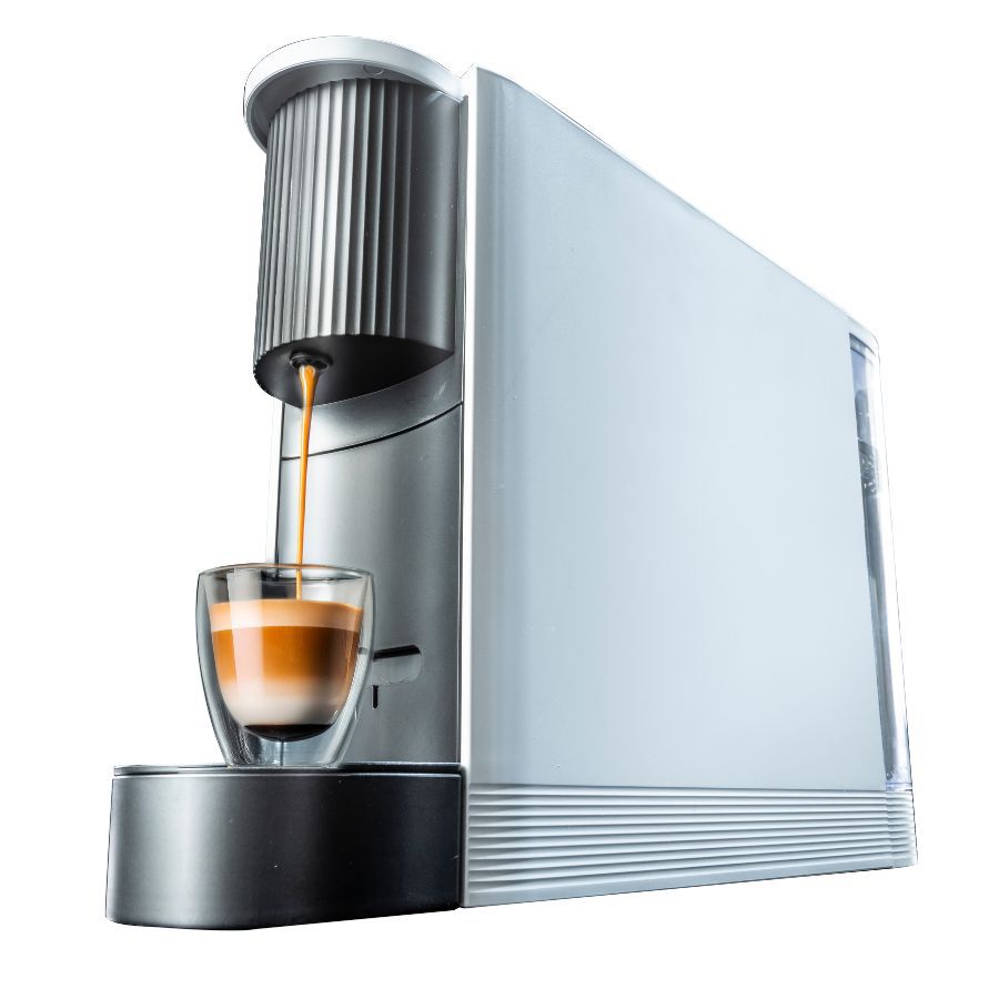 מכונת קפה תואמת קפסולות NESPRESSO לבן מבית Food appeal