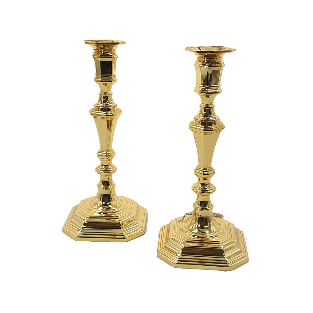 זוג פמוט - זהב אנגלי 24 ס"מ