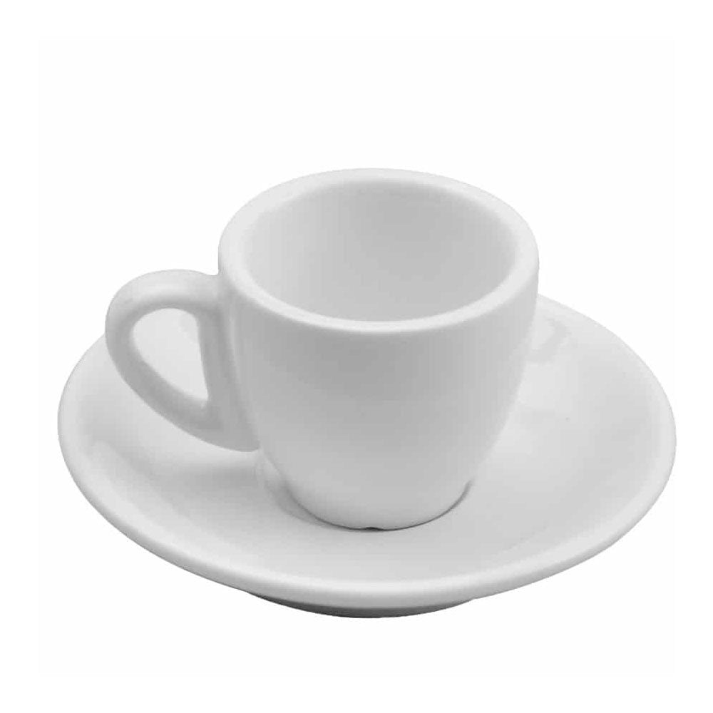 ספל אספרסו עגול פורצלן לבן 80 מ”ל Jaguar