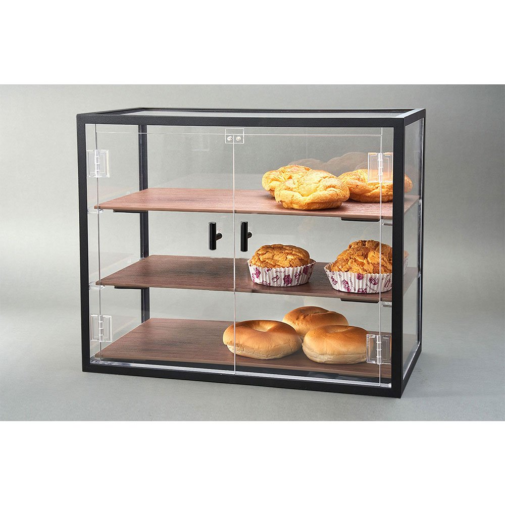 ויטרינה גאמה 1/1 מסגרת מתכת, כולל 3 מגשים פרספקס