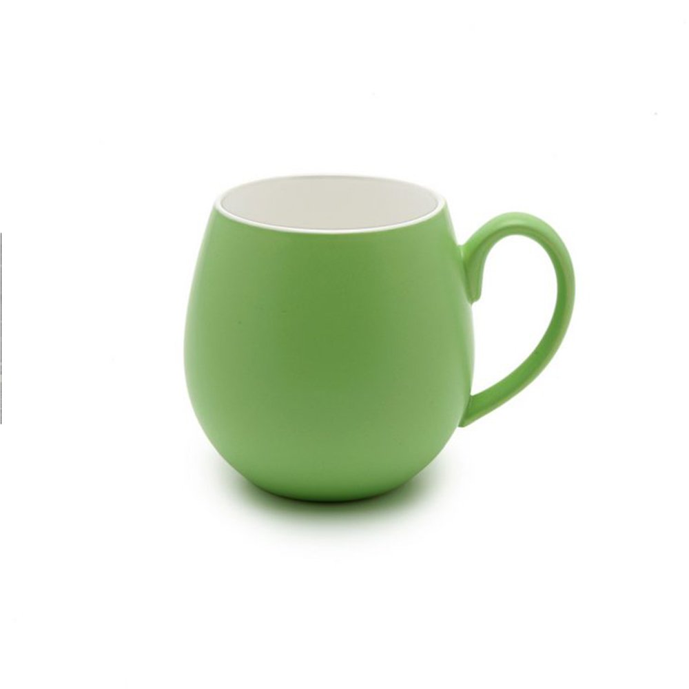 ספל מאג קרמי עגול 400 מ"ל ירוק בהיר Alfa