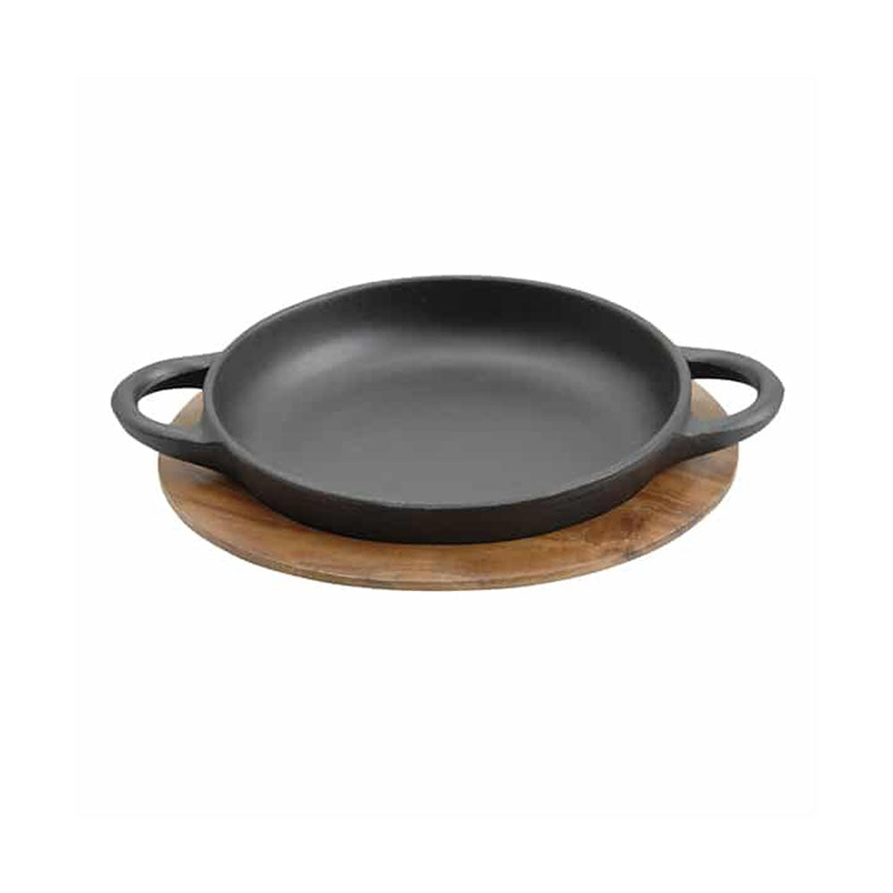 מחבת 2 ידיות יציקת ברזל 18 ס”מ