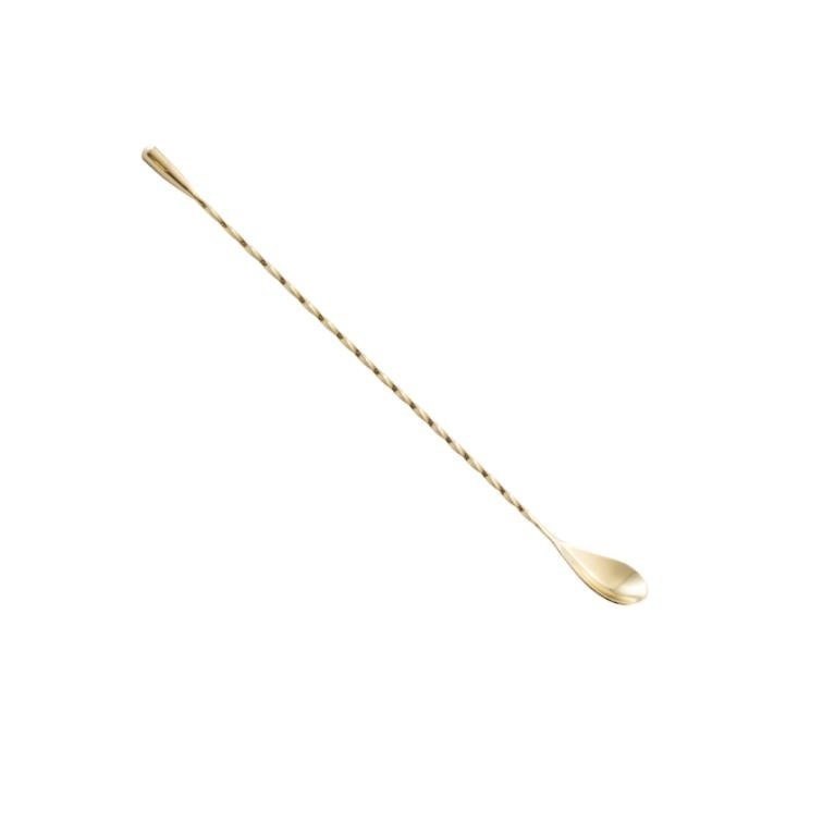 כפית ערבוב לבר נירוסטה מוזהבת 30 ס"מ CutterPeeler