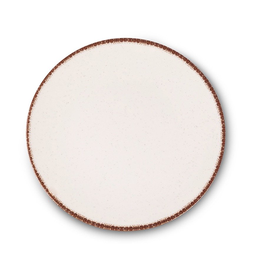 צלחת מלמין 28 ס"מ קרם