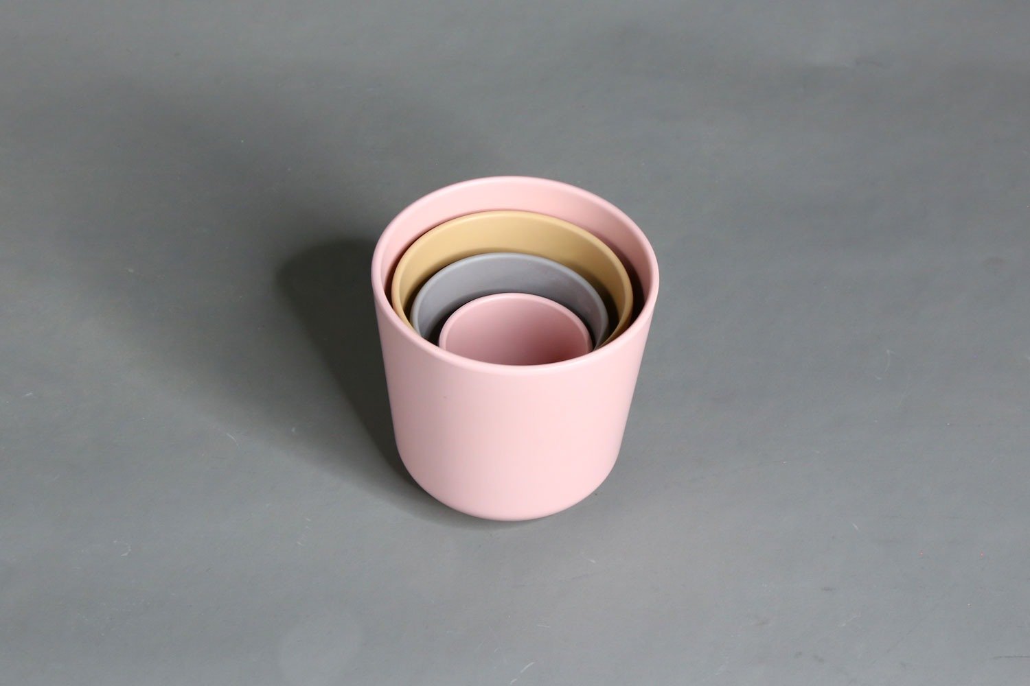 מולטי כוס סולר כלי קיסמים 80 מל 5.5 ס”מ זהבהב מלמין