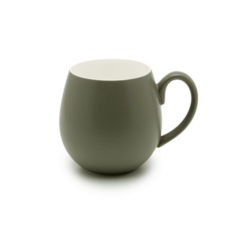 ספל מאג קרמי עגול 400 מ"ל אפור מט Alfa