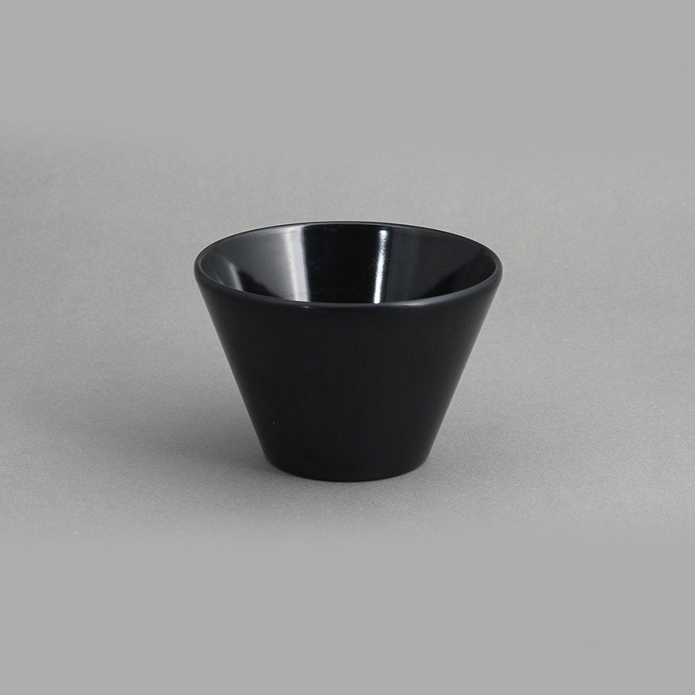 בול קוני 13 ס”מ להגשה מלמין שחור