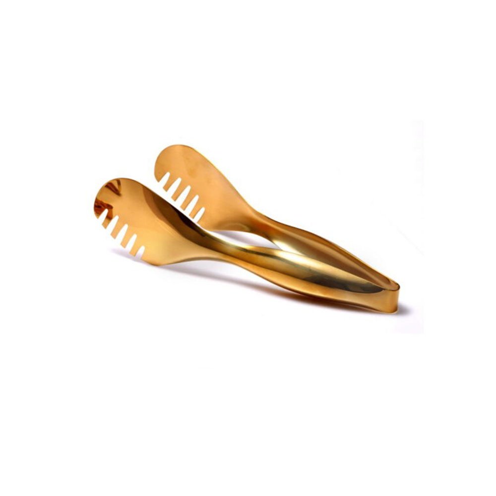 מלקחיים לעוגה - נירוסטה זהב ידית מעודנת