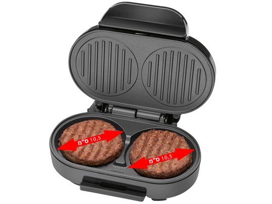 מכשיר ביתי לצליית 2 המבורגרים Selmor SE-176