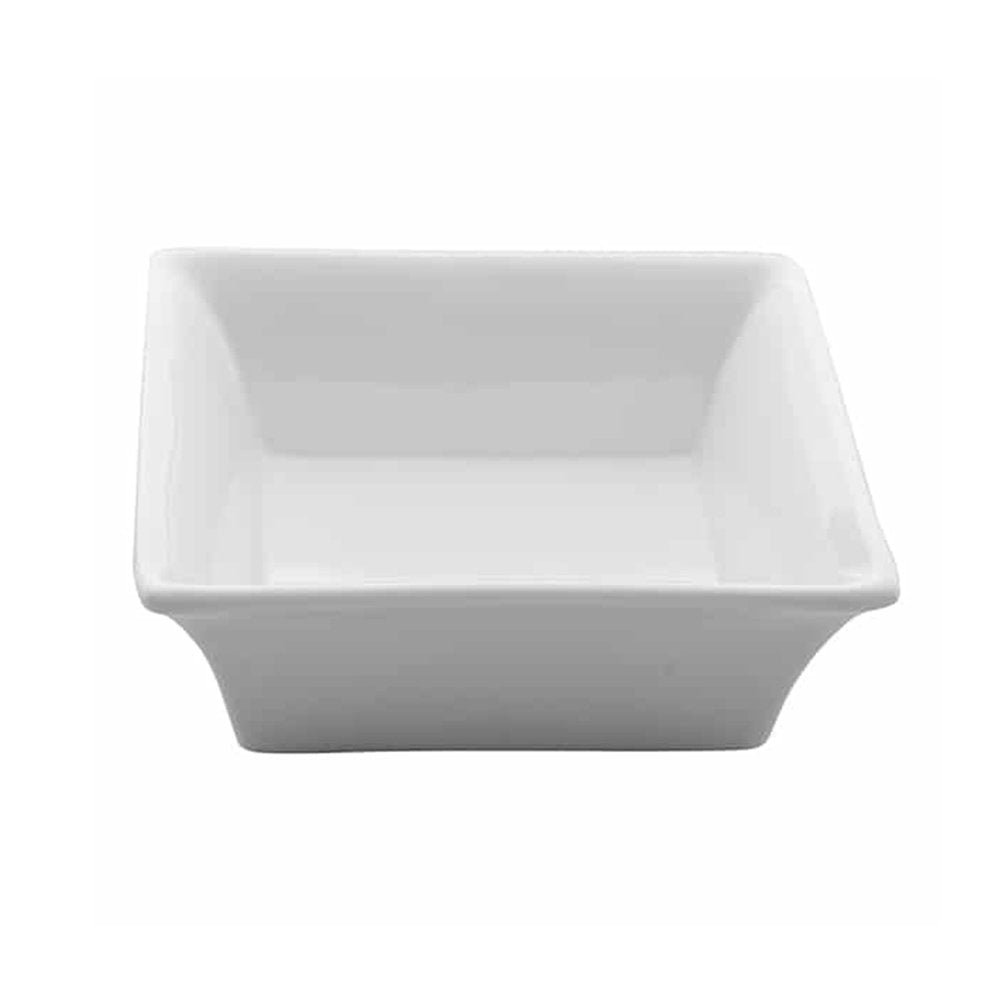 תבנית מרובעת טסטוני פורצלן לבן יגואר 13 ס”מ