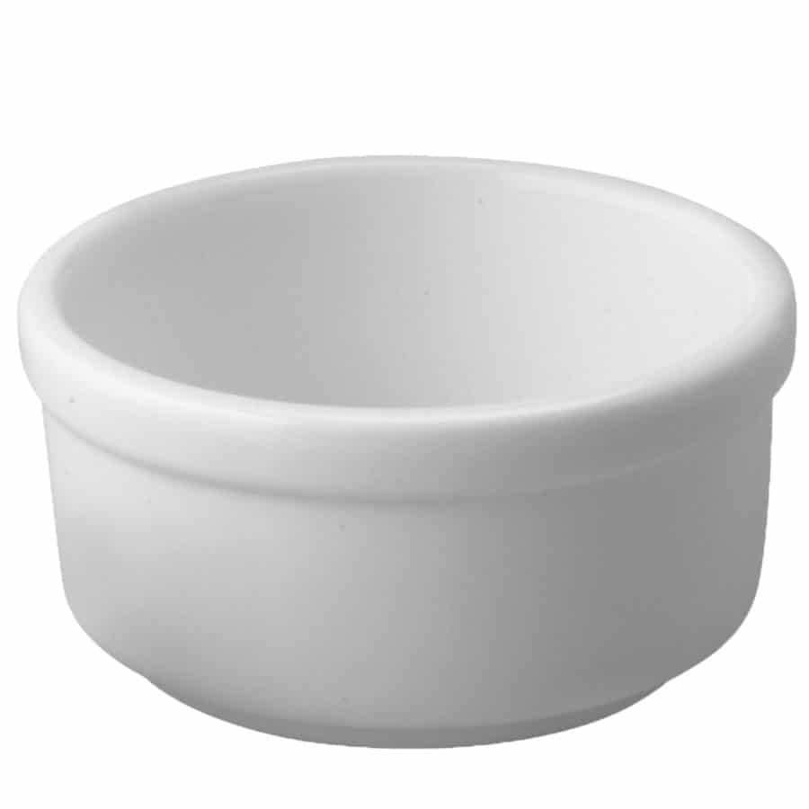 כלי לחמאה 8 ס”מ פורצלן לבן Jaguar