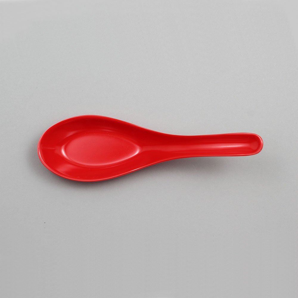 כף סיני אדום מלמין להגשה וקישוט