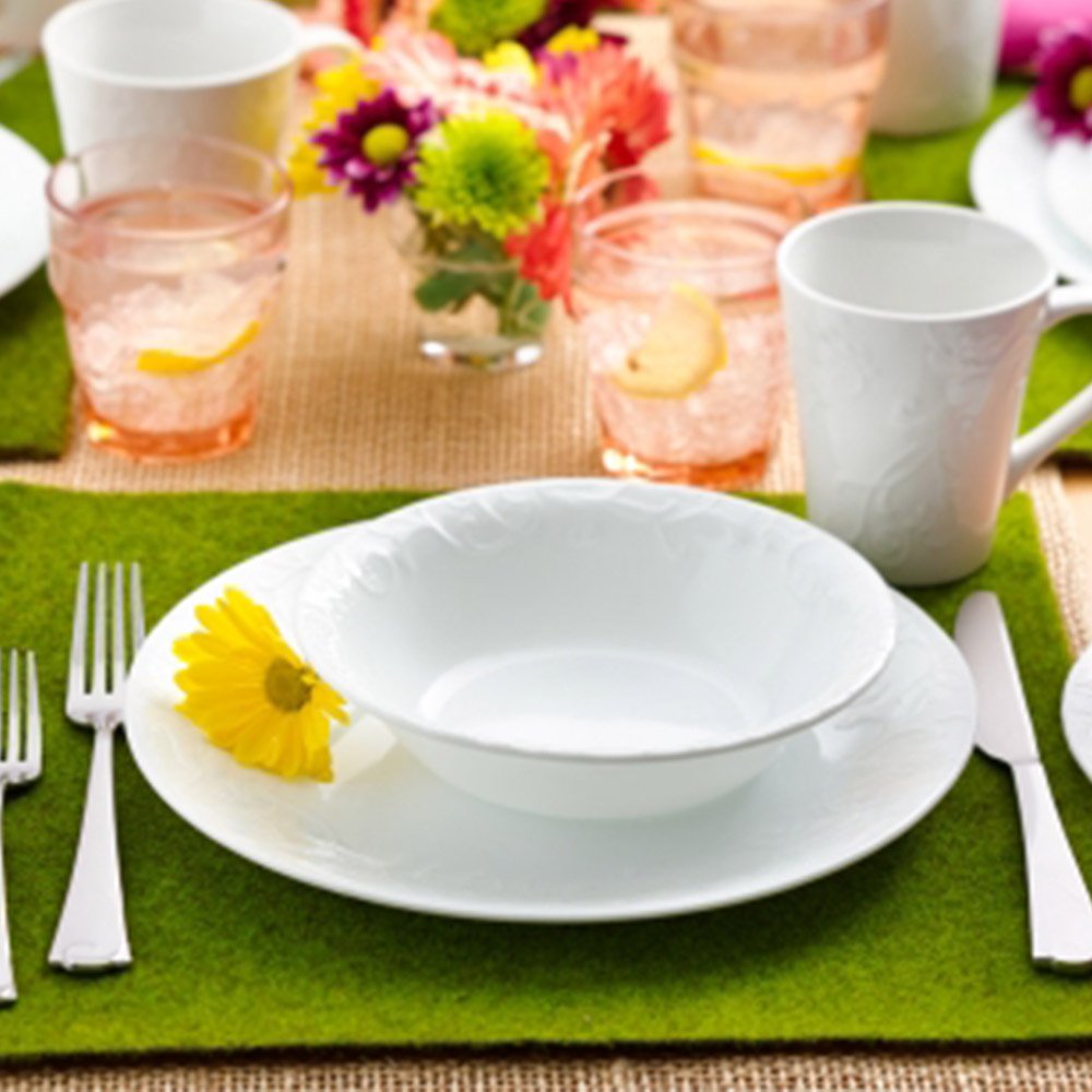 סט צלחות 18 חלקים Bella Faenza מבית קורנינג corelle