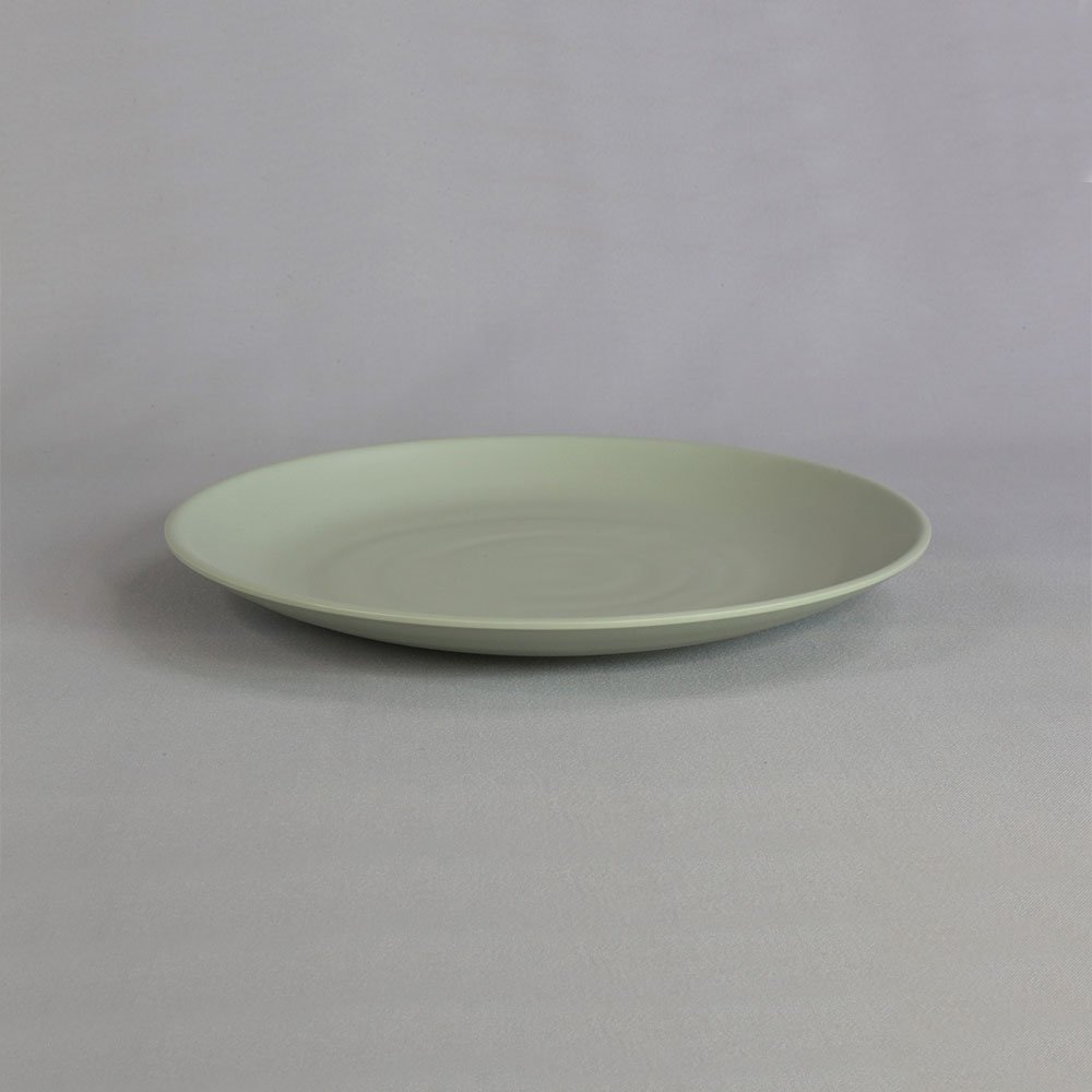 צלחת זן סהרה 28 ס”מ מלמין ירקרק