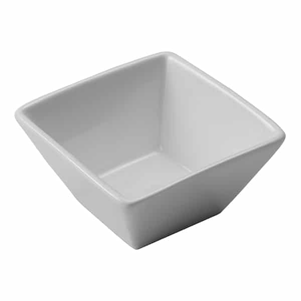 קערה מרובעת פורצלן לבן 6 ס”מ Jaguar