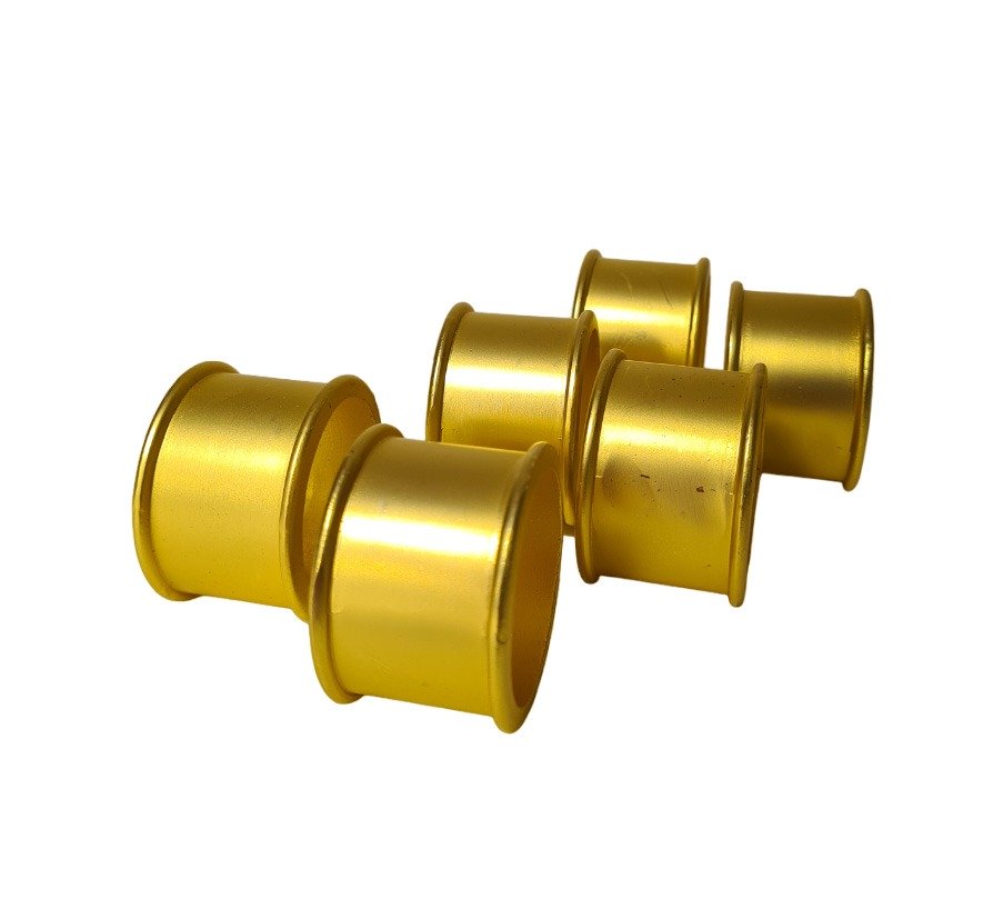 סט 6 חבקי מפיות CARMEN זהב מאט