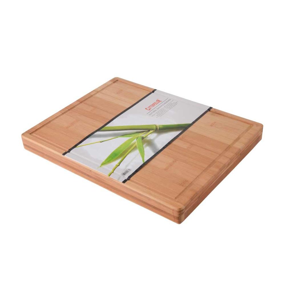 קרש עץ חיתוך בוצ’ר חום 40X30X2.5 ס”מ CutterPeeler